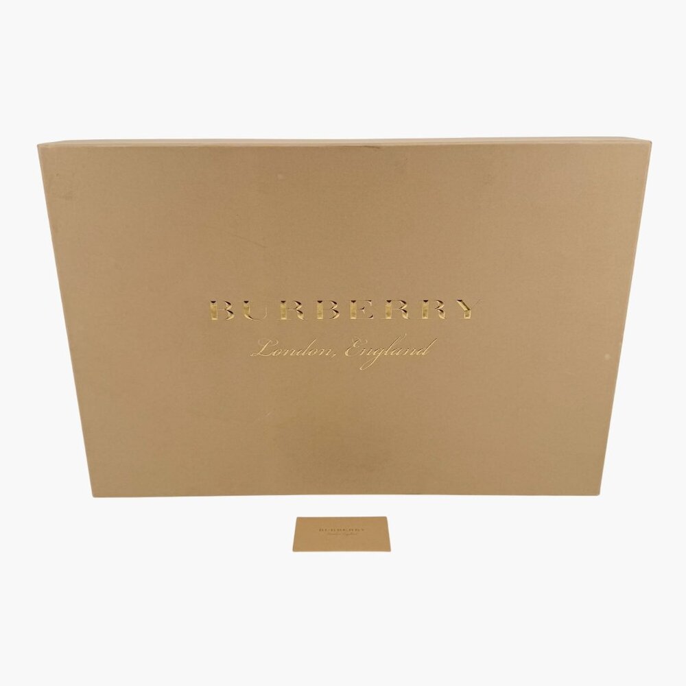 Burberry Freddie Over The Knee Rain Boots EU 37 US 7 Black Rubber Beige Check - Picture 2 of 16